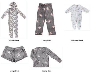 Recalled Ragdoll & Rockets children’s loungewear